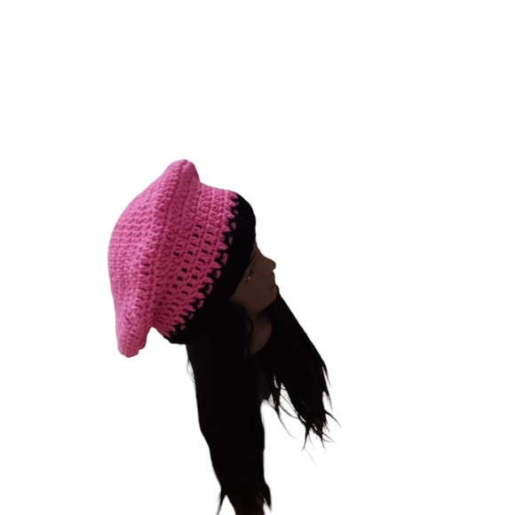 Handmade Womens Beret Hat - Picture 2 of 4